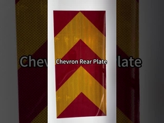 Высокая интенсивность, медленное движение, предупреждающий знак для велотранспортеров, заднего знака для грузовиков