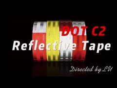 Автомобиль безопасности грузовик велосипед дорога призматические роллы DOT C2 отражательная лента самоклеящаяся