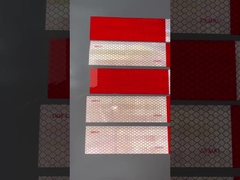 Красная белая DOT-C2 утвержденная отражающая лента безопасности самоклеящаяся для грузовых автомобилей