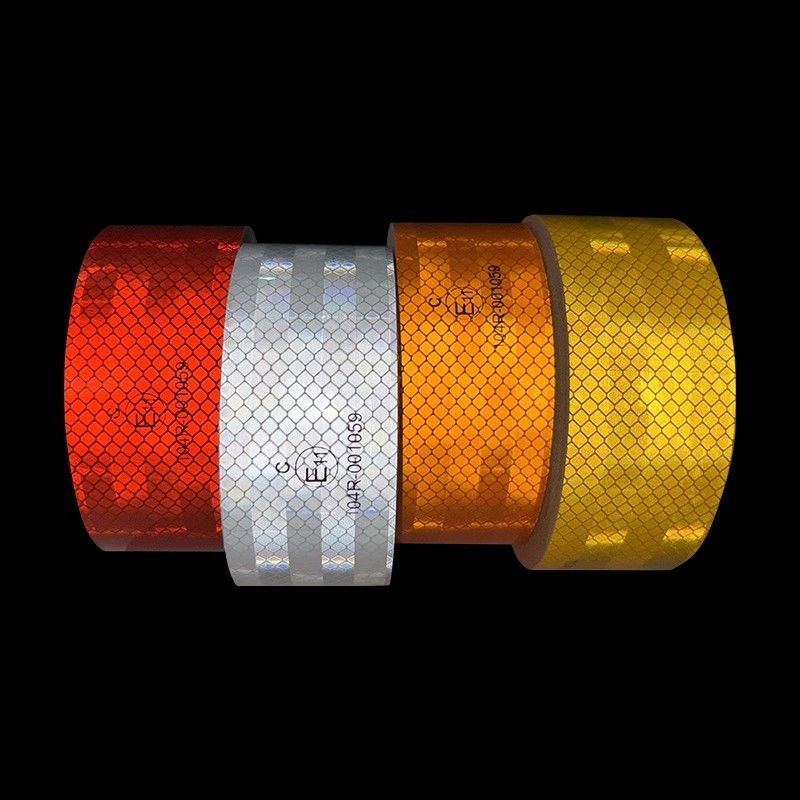 Рефлекторная лента ЕЭК белая 2*150 футов ASTM D9546 Тип IV Рефлекторный лист