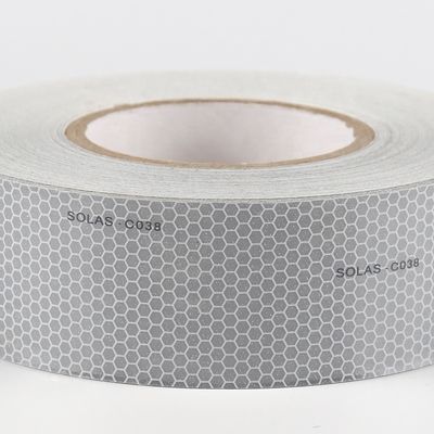 Хорошая цена Высокопрочная клейкая медовая лента SOLAS Retro Reflective Tape для спасательных шлюпок онлайн