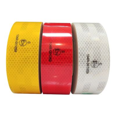 Хорошая цена Красная Белая Желтая Hi Vis Reflective Conspicuity Tape для трейлеров онлайн
