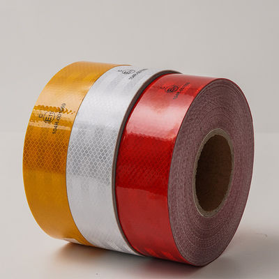 Хорошая цена LU Factory Wholesale Waterproof Adhesive DOT C2 Красно-белые грузовики Прицеп Безопасность ретро ECE 104r Cinta Reflectiva Рефлексивная лента онлайн