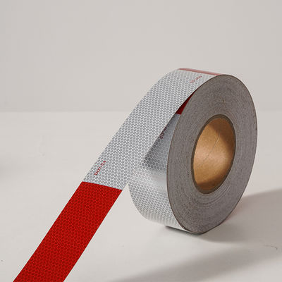 Хорошая цена LU DOT-C2 Reflective Tape Red White Reflective Tape Outdoor Warning Safety Tape for Vehicles Trailers Trucks Signs онлайн