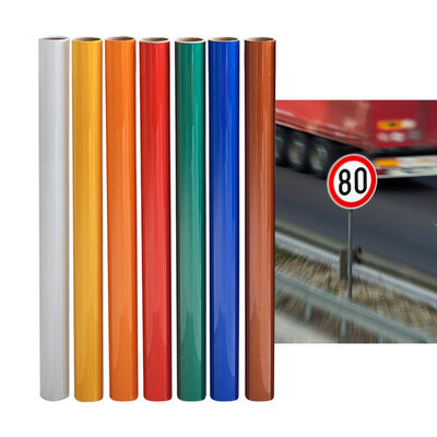 Хорошая цена Светоотражающая пленка коммерческого класса со стеклянными шариками, срок службы 3 года, УФ-стойкая для рекламы онлайн