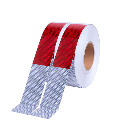 Хорошая цена DOT-C2 отражающая лента безопасности с технологией стеклянных шариков Прочность для грузовых автомобилей онлайн